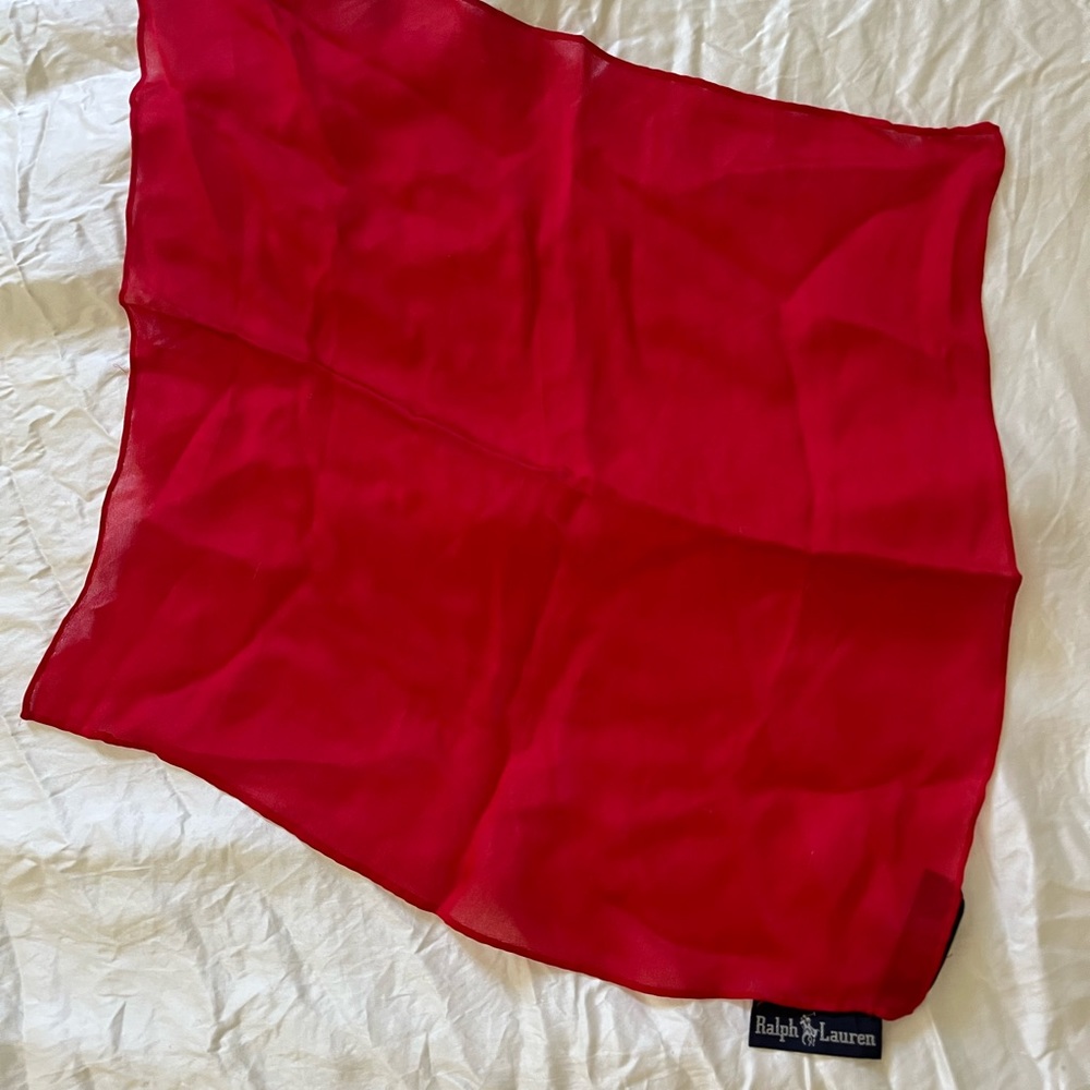 100% Silk Ralph Lauren Handkerchief